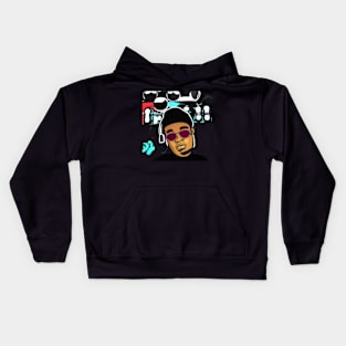 hip hop music Kids Hoodie